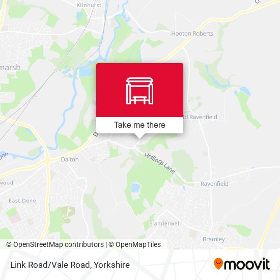 Link Road/Vale Road map