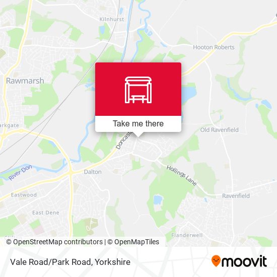 Vale Road/Park Road map