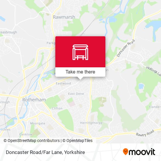 Doncaster Road/Far Lane map