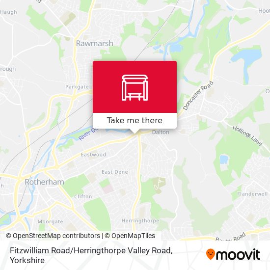 Fitzwilliam Road / Herringthorpe Valley Road map