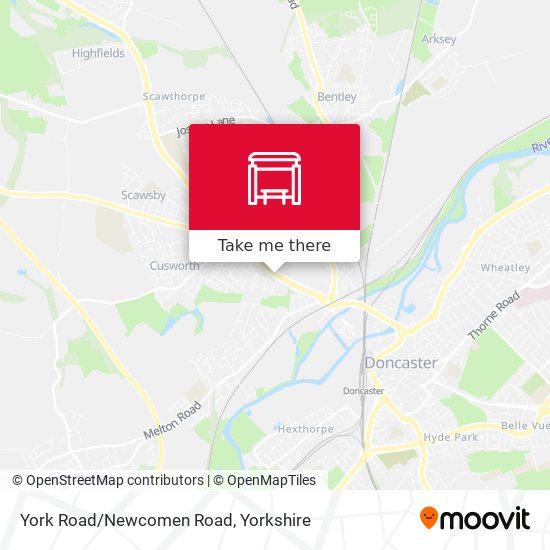 York Road/Newcomen Road map