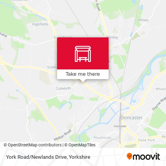 York Road/Newlands Drive map
