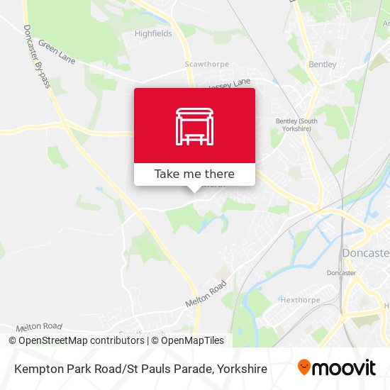 Kempton Park Road / St Pauls Parade map