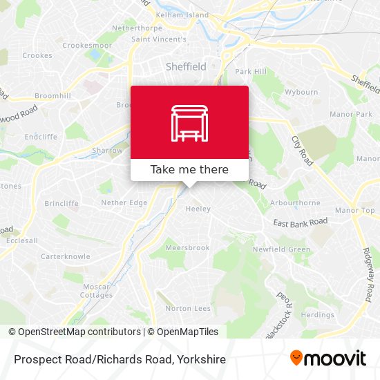 Prospect Road/Richards Road map