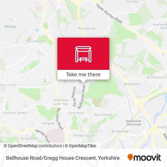 Bellhouse Road / Gregg House Crescent map