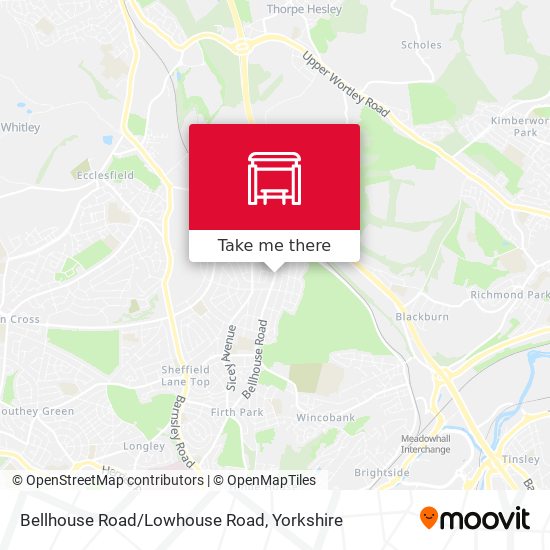 Bellhouse Road/Lowhouse Road map