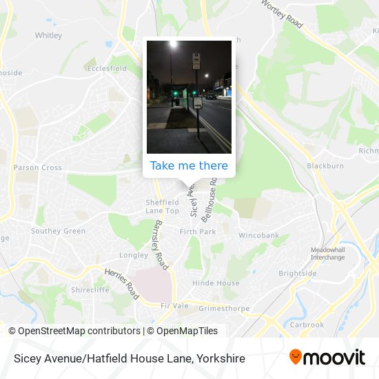 Sicey Avenue / Hatfield House Lane map