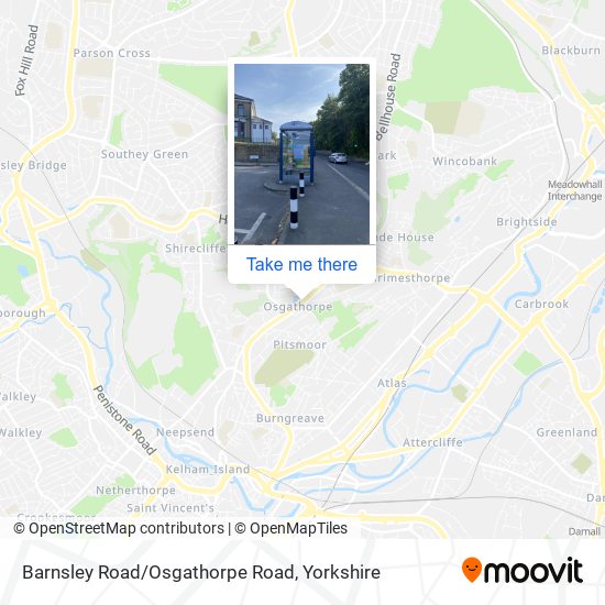 Barnsley Road/Osgathorpe Road map