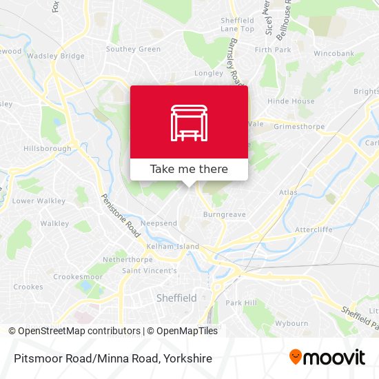 Pitsmoor Road/Minna Road map