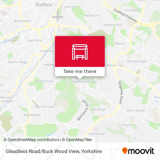 Gleadless Road/Buck Wood View map
