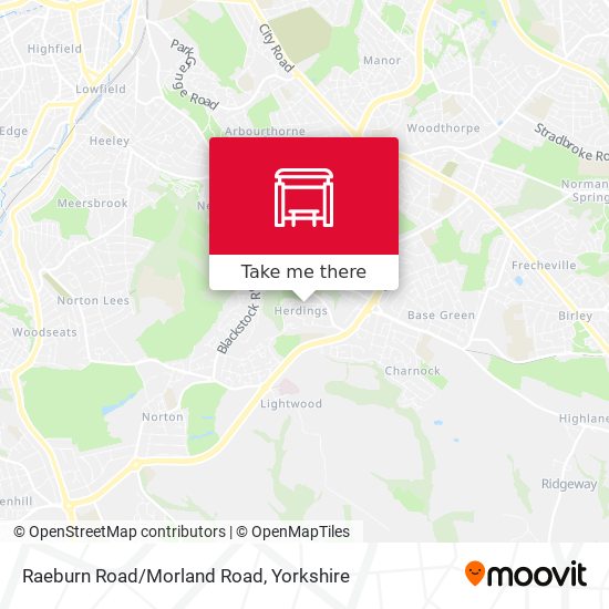 Raeburn Road/Morland Road map