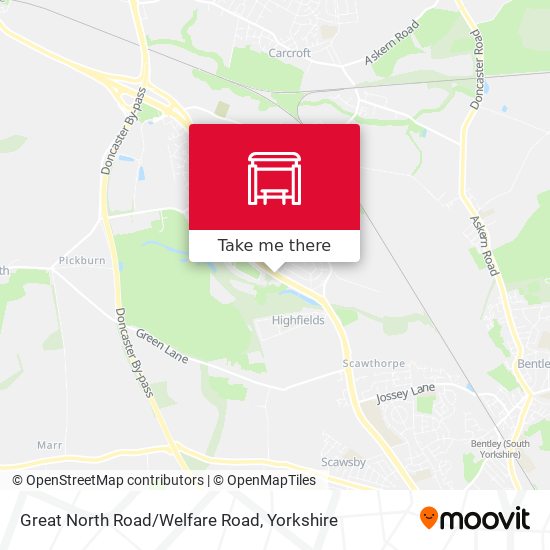 Great North Road/Welfare Road map