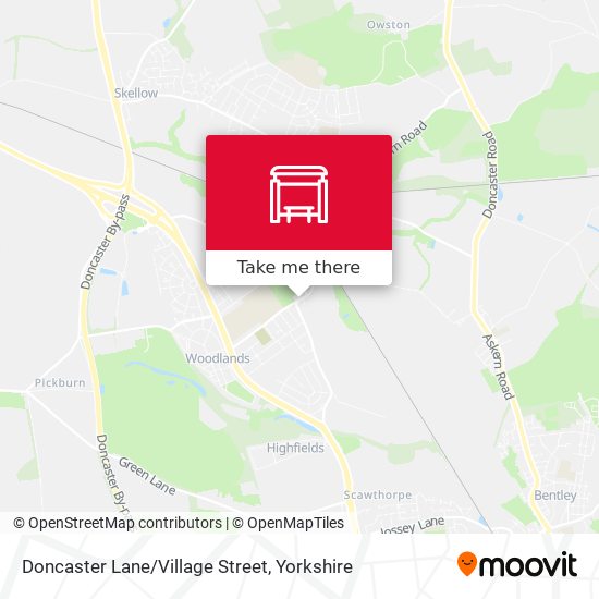 Doncaster Lane/Village Street map