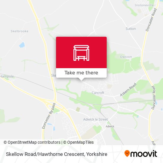 Skellow Road / Hawthorne Crescent map