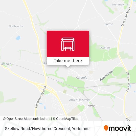 Skellow Road / Hawthorne Crescent map