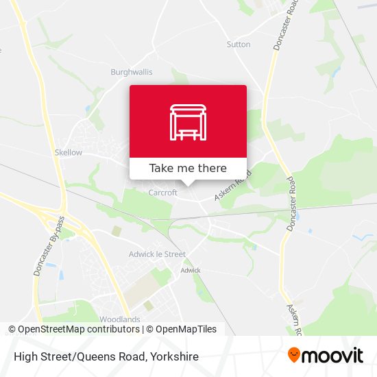High Street/Queens Road map