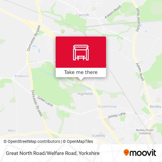 Great North Road/Welfare Road map