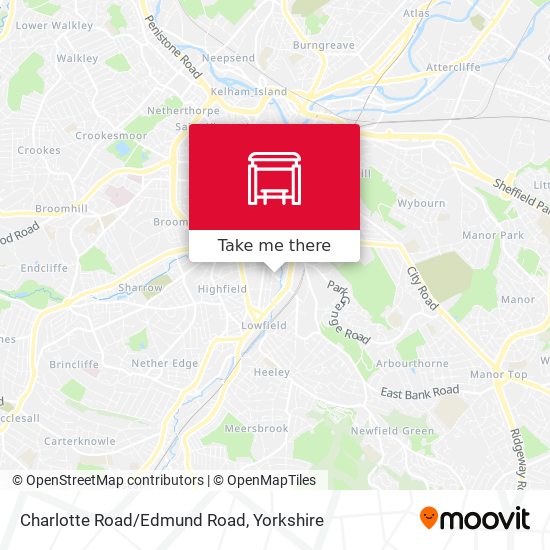 Charlotte Road/Edmund Road map