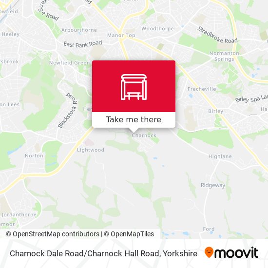 Charnock Dale Road / Charnock Hall Road map