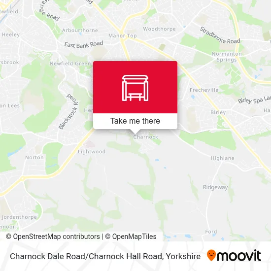 Charnock Dale Road / Charnock Hall Road map