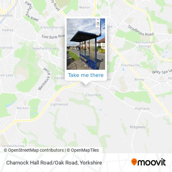Charnock Hall Road/Oak Road map
