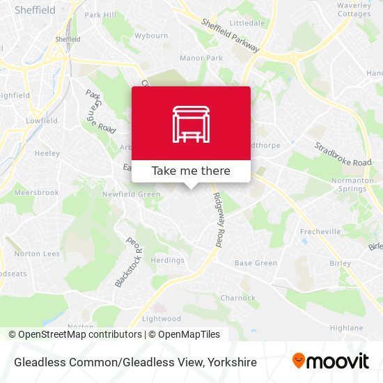 Gleadless Common / Gleadless View map