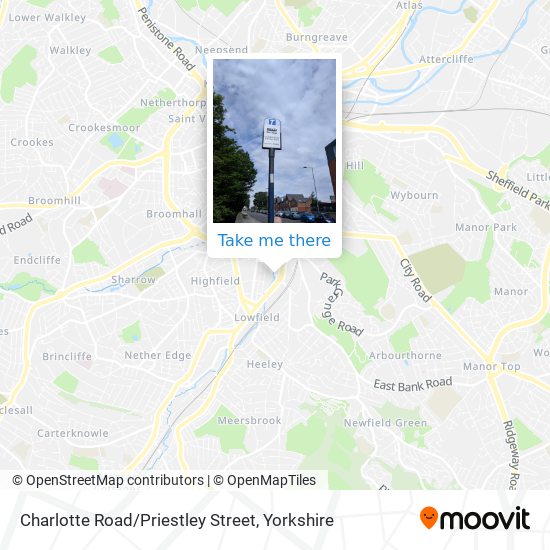 Charlotte Road / Priestley Street map