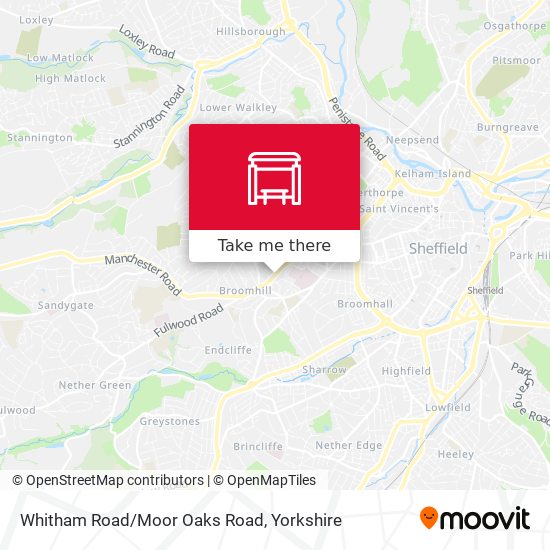 Whitham Road/Moor Oaks Road map