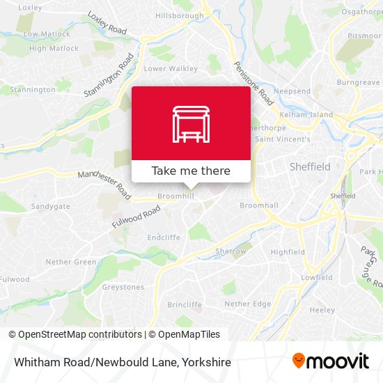 Whitham Road/Newbould Lane map