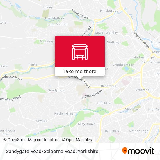 Sandygate Road/Selborne Road map