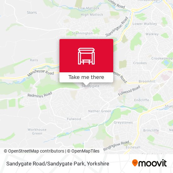 Sandygate Road/Sandygate Park map