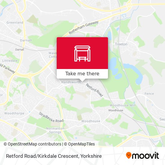 Retford Road/Kirkdale Crescent map