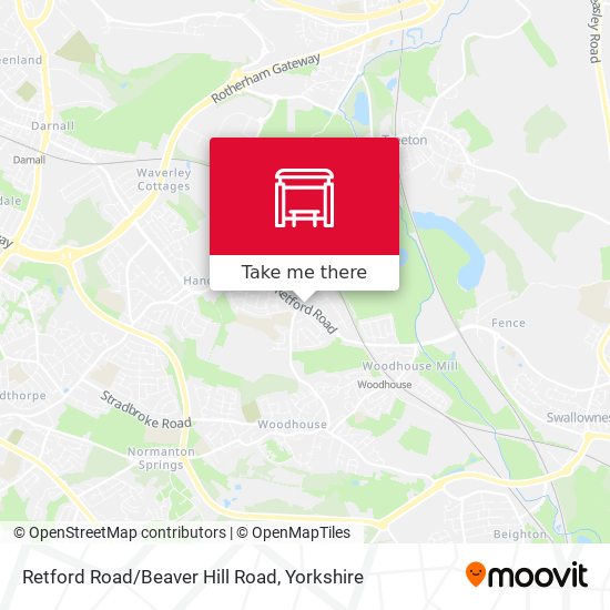 Retford Road/Beaver Hill Road map