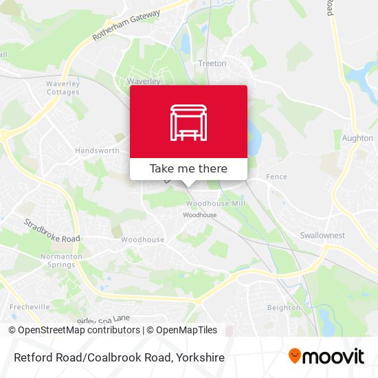 Retford Road/Coalbrook Road map