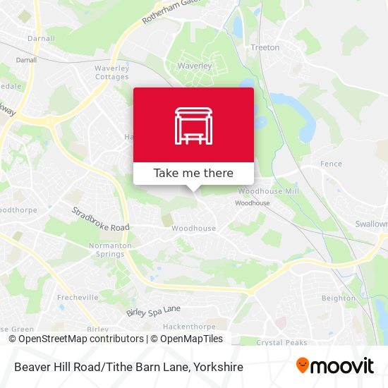 Beaver Hill Road / Tithe Barn Lane map