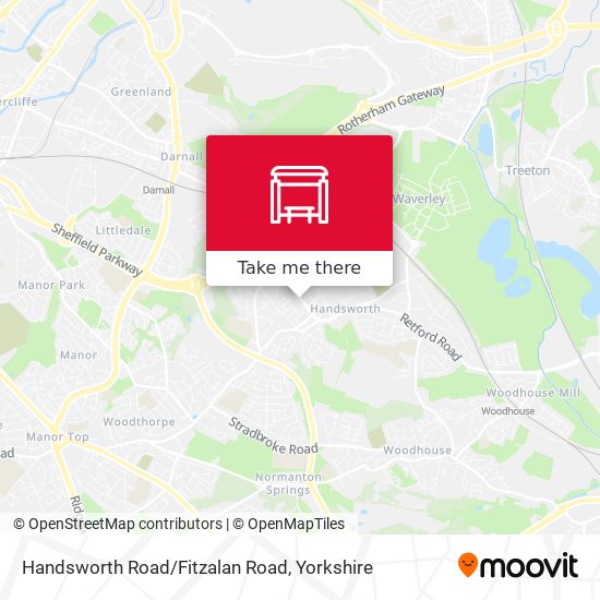 Handsworth Road/Fitzalan Road map