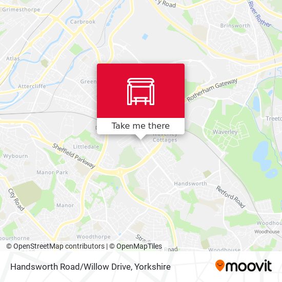 Handsworth Road/Willow Drive map