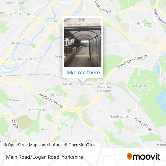 Main Road/Logan Road map