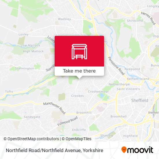 Northfield Road / Northfield Avenue map