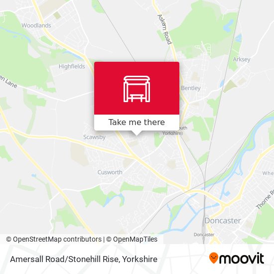 Amersall Road/Stonehill Rise map