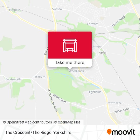 The Crescent/The Ridge map