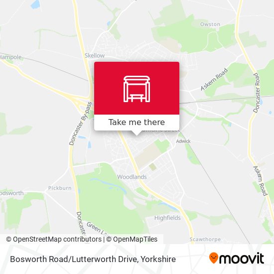 Bosworth Road / Lutterworth Drive map