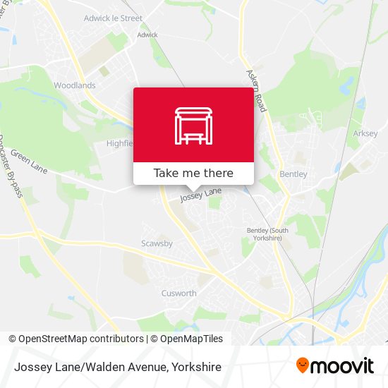 Jossey Lane/Walden Avenue map