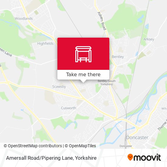 Amersall Road/Pipering Lane map