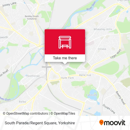 South Parade/Regent Square map