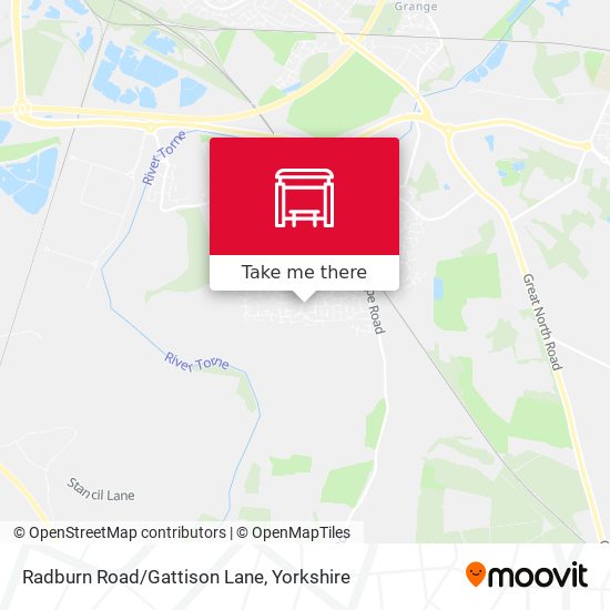 Radburn Road/Gattison Lane map
