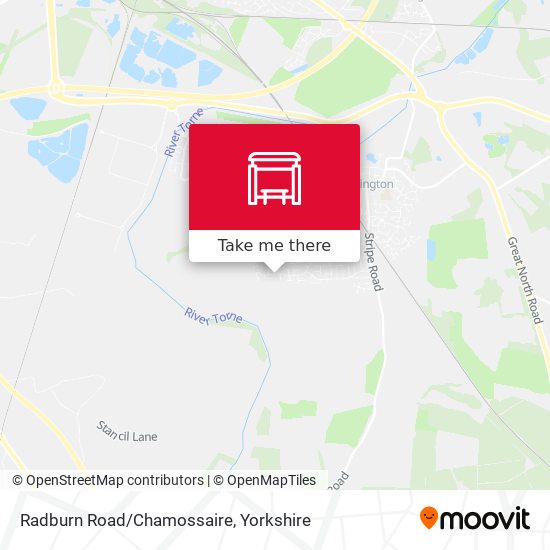 Radburn Road/Chamossaire map