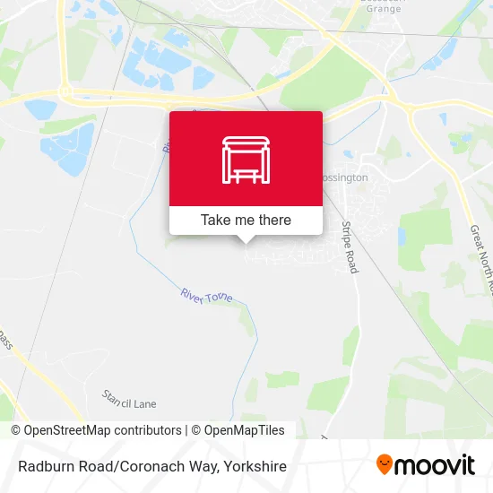 Radburn Road/Coronach Way map