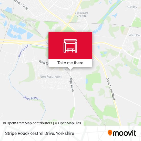 Stripe Road/Kestrel Drive map