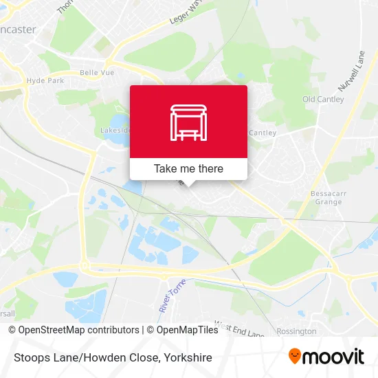 Stoops Lane/Howden Close map